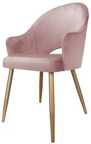 Krzesło obrotowe Velvet podstawa złota MG58