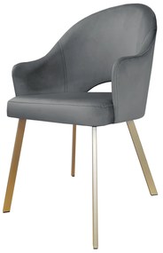 Krzesło obrotowe Velvet podstawa Profil złota BL14