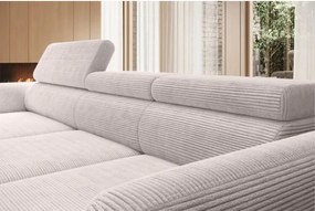 Narożnik ALISSON S/MINI Lewostronny z elektrycznym wysuwem w tkaninie POSO 14 WERSAL