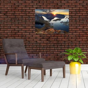 Obraz - Krajobraz górski, Norwegia (70x50 cm)