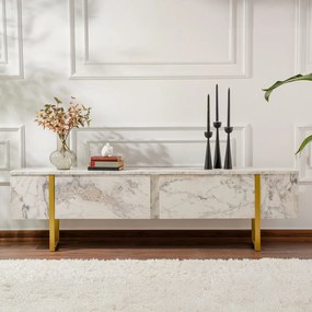 Stolik TV Serenity Gold