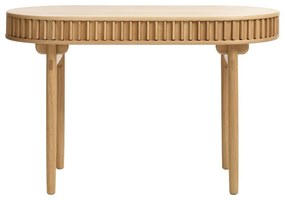 Biurko w dekorze dębu 60x120 cm Carno – Unique Furniture