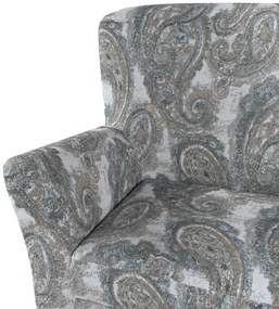 Pokrowiec na fotel Tomelilla wysoki z zakładkami