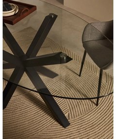 Stół ze szklanym blatem 100x200 cm Argo – Kave Home