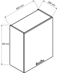 Zestaw 7 szafek kuchennych 240 cm grafit mat Amfa