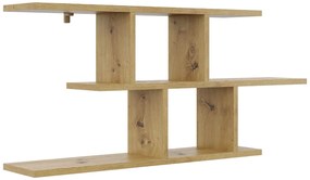 Minimalistyczna półka ścienna w kolorze dąb artisan - Sonelo