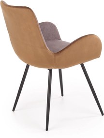 Tapicerowane krzesło z podłokietnikami K392