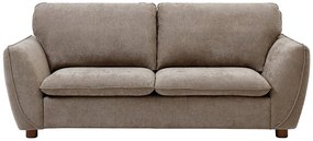 Kanapa  3-osobowa tapicerowana szarym materiałem MENARDIA