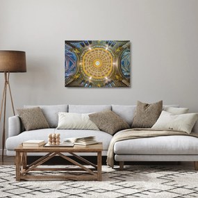 Obraz na szkle sufitu kościoła w Sienie (70x50 cm)