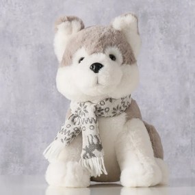 Pluszowy piesek w szaliku BELLO, 28 cm