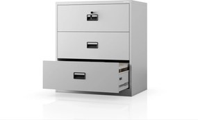 Szafa kartotekowa metalowa szara, 900x1020x600 mm: SARA XL V3