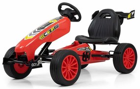 Milly Mally Quadricycle Go-kart Rocket, czerwony