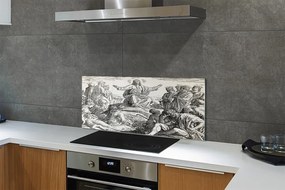 Szklany Panel Biblijne Nauczanie Jezusa