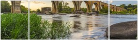 Obraz - Most kolejowy w Richmond (170x50 cm)