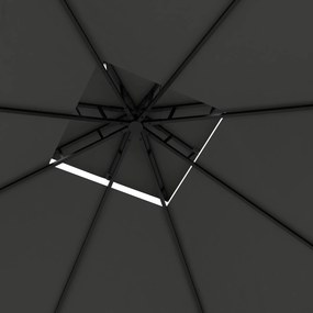 Outsunny Pawilon Namiot ogrodowy, 2,95 x 2,95 x 2, 85 m, Dunkelgrau