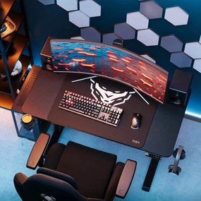 Biurko z regulacją wysokości Diablo X-Tensio 1100 czarne