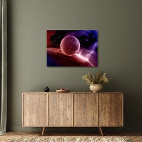 Obraz na szkle - Planeta (70x50 cm)