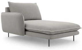 Jasnoszary szezlong Cosmopolitan Design Vienna, lewostronny