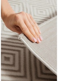 Beżowo-kremowy chodnik 80x240 cm Perles Tourmaline – Elle Decoration
