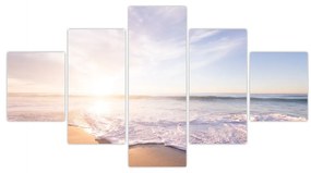 Obraz piaszczystej plaży (125x70 cm)