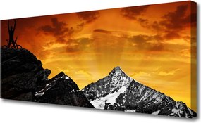 Duży obraz na płótnie Dziki Pejzaż Górski