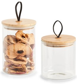 Szklany słoik z wieczkiem z uchwytem, 1100 ml