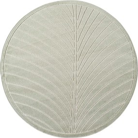 Dywan uniwersalny Nova 3D Liść oliwkowy koło 120 cm x 120 cm