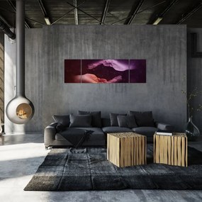 Obraz dłoni (170x50 cm)