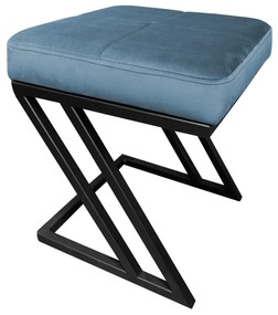 Pufa ZETA LOFT ławka taboret podnóżek metal MG33