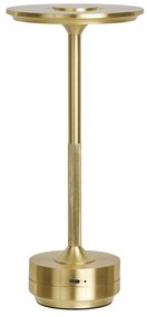 Lampa stołowa LED w kolorze mosiądzu (wysokość 28,5 cm) Lyneham – House Nordic