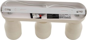 Okrągły reflektor sufitowy beżowy GU10 50 mm 3-punktowy - Stanley