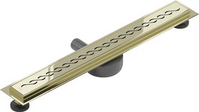 Mexen Flat 360° M18 odpływ liniowy obrotowy 50 cm, złoty - 1523050-40