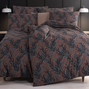 4Home Pościel bawełniana renforcé Midnight Fern, 140 x 200 cm, 70 x 90 cm