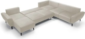 Narożnik BOSCO XL zestaw z elektryczną funkcją regulacji tkanina Monolith 02 Beżowy WERSAL