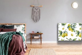 Maskownica dekoracyjna grzejnika Żółte cytryny