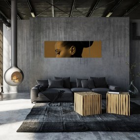 Obraz - Kobieta z profilu (170x50 cm)