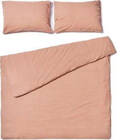 PrzytulneMieszkanie.pl PrzytulneMieszkanie.pl Bawełniana pościel CALMORA pudrowy róż Rozmiar pościeli: 2 szt 70 x 90 cm | 200 x 200 cm