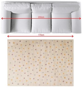Dywan Dotti sand 120x170 cm