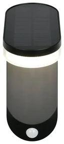 Zewnętrzna solarna lampa ścienna LED (wysokość 26 cm) Lagoas – Trio