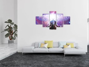 Obraz - Łączenie się z wszechświatem (125x70 cm)