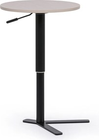 Stolik odkładczy, z regulacją wysokości, 51-77 x 50 cm, biały dąb