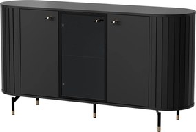 Komoda THIRA 150,1 cm do Salonu Sypialni Czarny