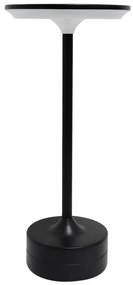 Lampka nocna czarna, ładowanie, bezprzewodowa TAVOLO Black