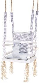 Szara huśtawka dla dziecka 3w1 T8-C52