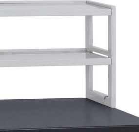 Dodatkowe półki na narzędzia do stołów G4, 2 półki, nośność 40 kg, 1500 x 300 x 450 mm