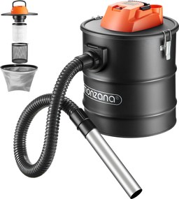 Odkurzacz do popiołu BENEDIKT, 1200 W, 18 kPa, czarny/pomarańczowy Monzana