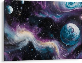 Obraz - Malowany wszechświat (70x50 cm)