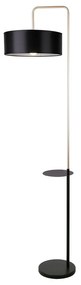 Czarna lampa stojąca (wysokość 172 cm) Impact – Candellux Lighting