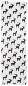 Zestaw 4 świątecznych poszewek na poduszki i bieżnika Minimalist Cushion Covers Reindeer and Stars