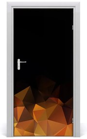 Naklejka samoprzylepna na drzwi Abstrakcja trójkąty